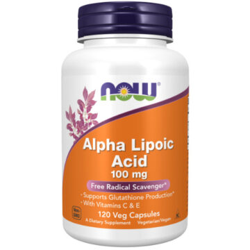 NOW Alpha Lipoic Acid 100mg 120 Veg. Capsules