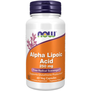 NOW Alpha Lipoic Acid 250mg 60 Veg. Capsules