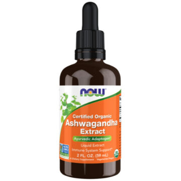 NOW Certified Organic Ashwagandha Extract 59ml