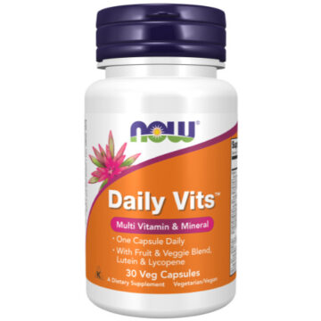 NOW Daily Vits 30 Veg. Capsules