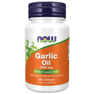 NOW Garlic Oil 1500mg 100 Soft Gels