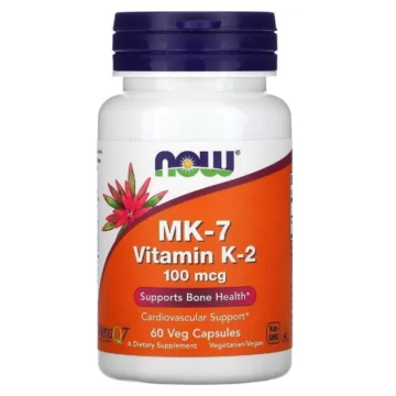 NOW Vitamin K-2 (MK7) 100mcg 60 Vcaps