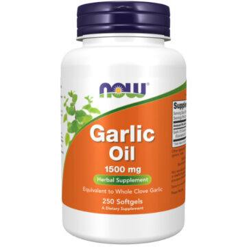 NOW Garlic Oil 1500mg 250 Sgels