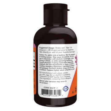 NOW Liquid Melatonin 2 FL oz (59ml)