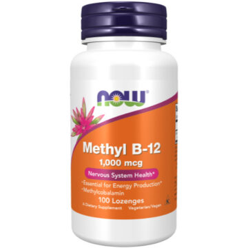 NOW Methyl B-12 1000mcg 100 lozenges