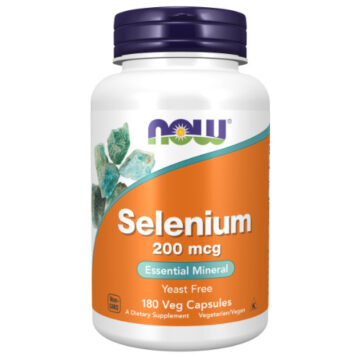 NOW Selenium 200mcg 180 Vcaps