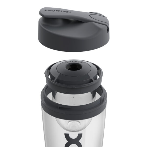 Promixx Pro Plastikinė Elektrinė Plaktuvė Graphite, 600ml