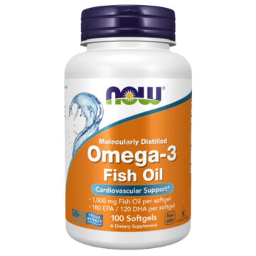 NOW Omega 3 1000mg 100 Soft Gels