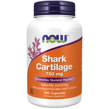 NOW Shark Cartilage 750mg 100 kapsulių